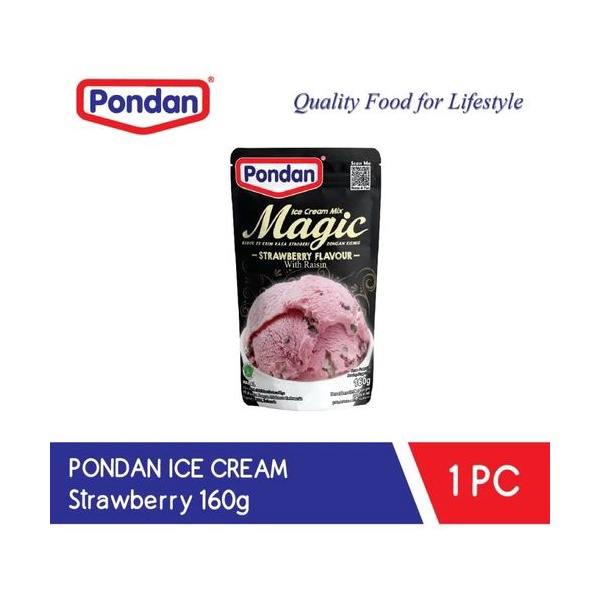 Pondan Ice Cream Strawberry Pouch Indonesia Distribution Hub