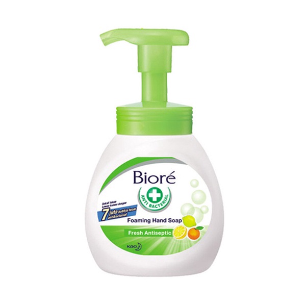 BIORE HAND SOAP FRESH ANTI BACTERIAL BOTTLE 250 ML 12 PCS Indonesia