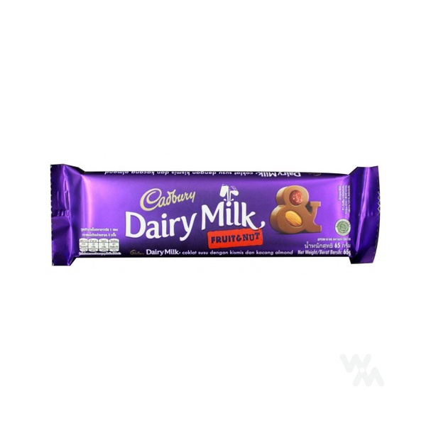 Cadbury Dairy Milk Fruit Nut 62 Gr Indonesia Distribution Hub