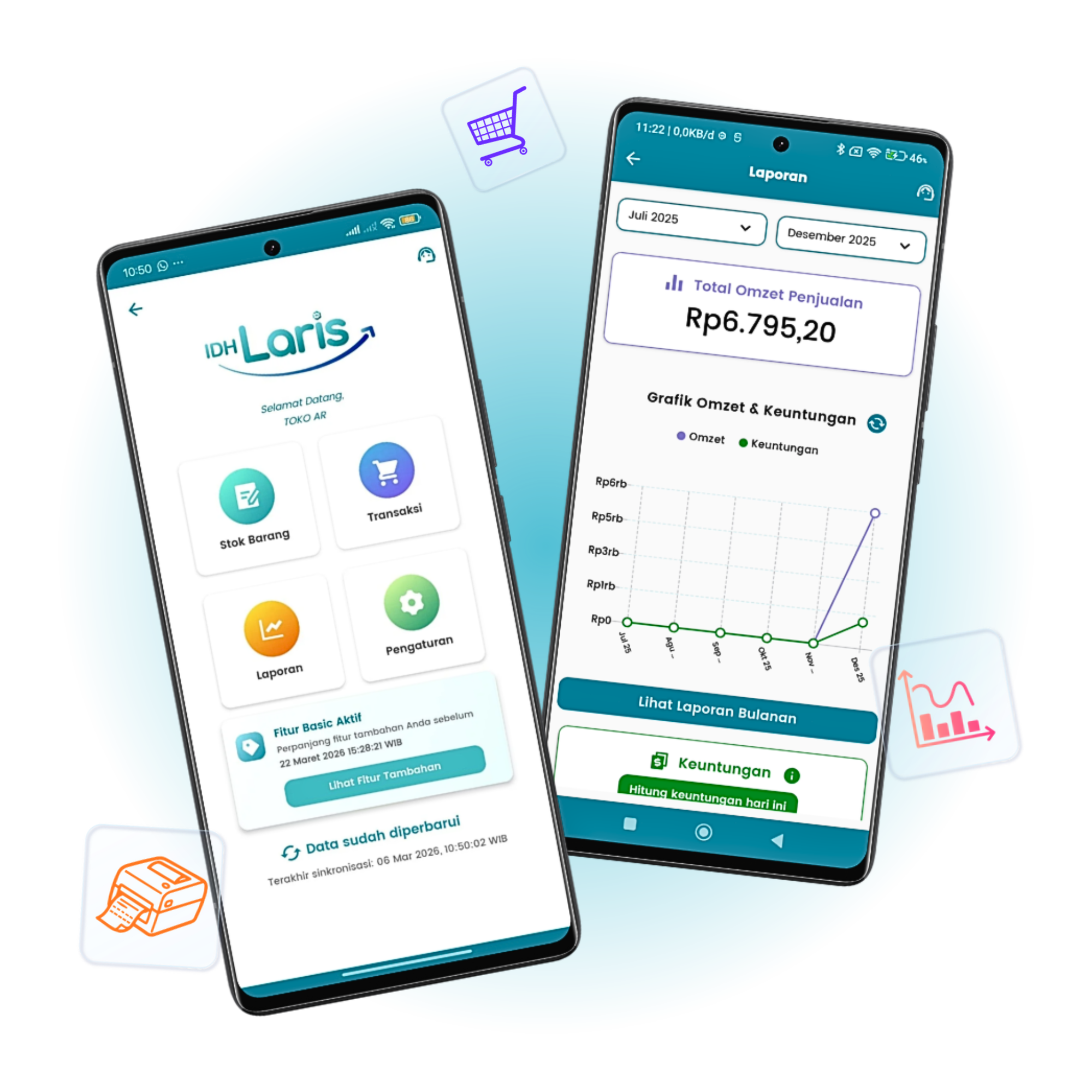 Landing page IDH Laris