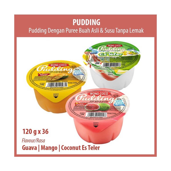 WONG COCO PUDING 120GR Kelapa ES TELLER | Indonesia Distribution Hub