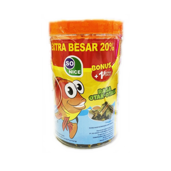 So Nice 25 X 21gr Sosis Ikan Otak Otak Toples Indonesia Distribution Hub