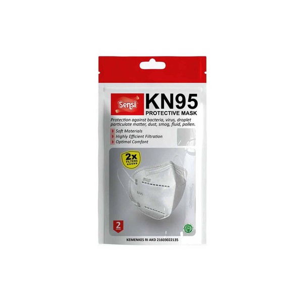 SENSI KN95 MASK Isi 2S GREY | Indonesia Distribution Hub