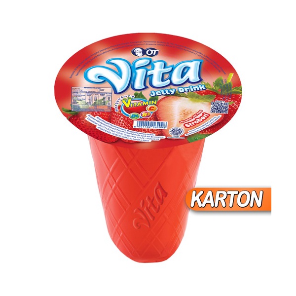 Vita Jelly Drink Strawberry 150Gr | Indonesia Distribution Hub