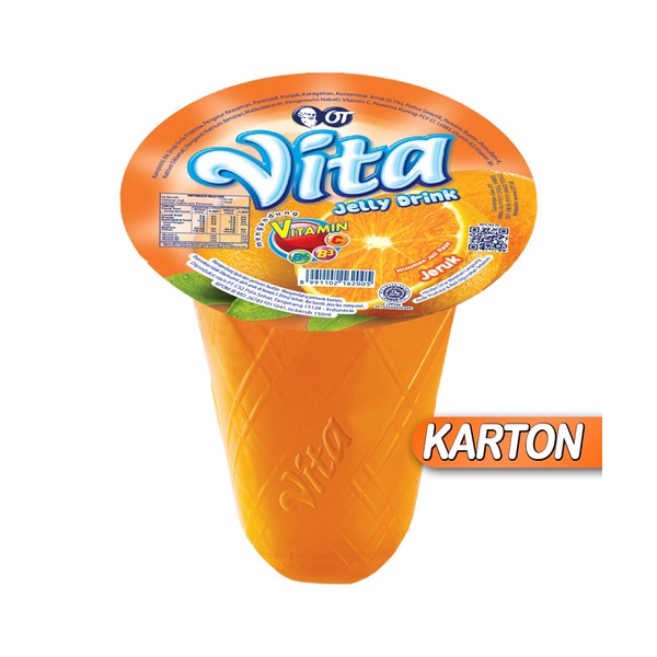 Vita Jelly Drink Orange 180Gr | Indonesia Distribution Hub