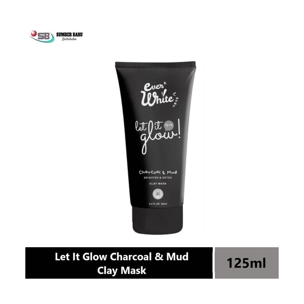 Everwhite Let It Glow Charcoal Mud Clay Mask Ml Indonesia