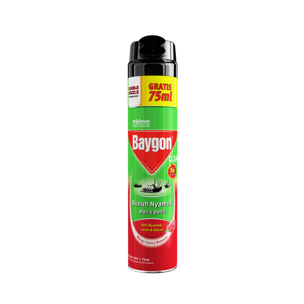 Baygon Ae Cherry Blossom 675ml/12 | Indonesia Distribution Hub