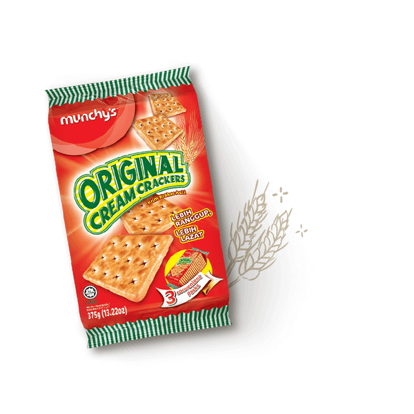 Munchy's Original Cream Cracker 375 Gr | Indonesia Distribution Hub