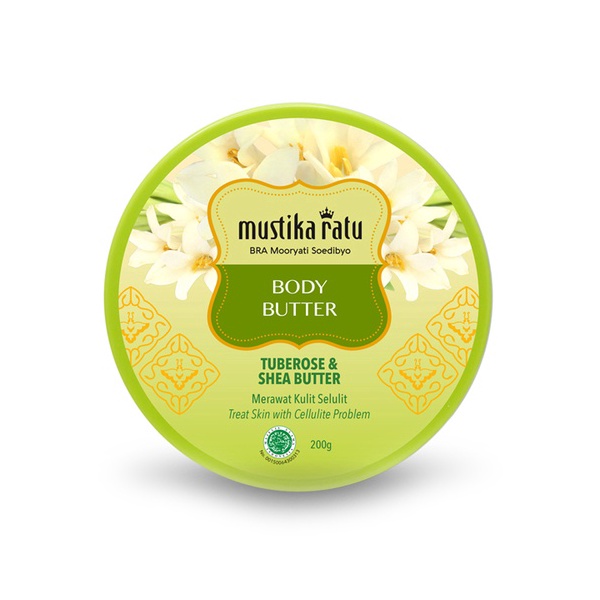 Mustika Ratu Personal Care Body Butter Tuberose And Shea Butter 200 Gr