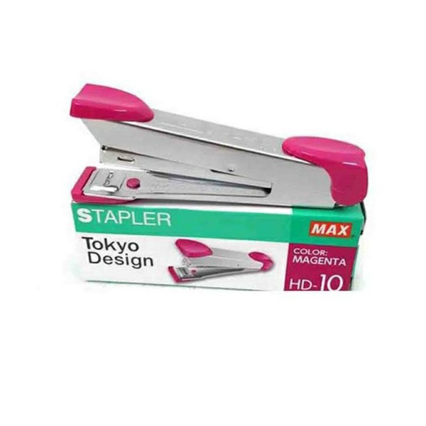 Max Stapler Hd10ml Magenta Indonesia Distribution Hub