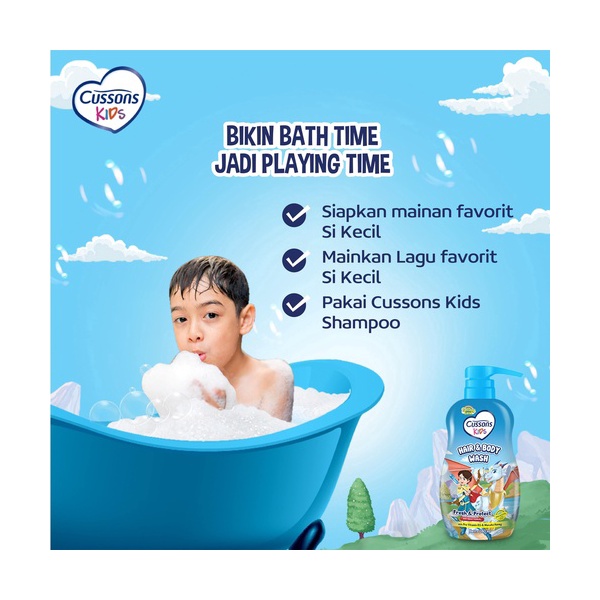 CUSSONS KIDS Body Wash Fresh & Protect Pump - 280ml | Indonesia ...